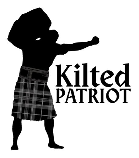 Kilted Patriot Sticker 4"