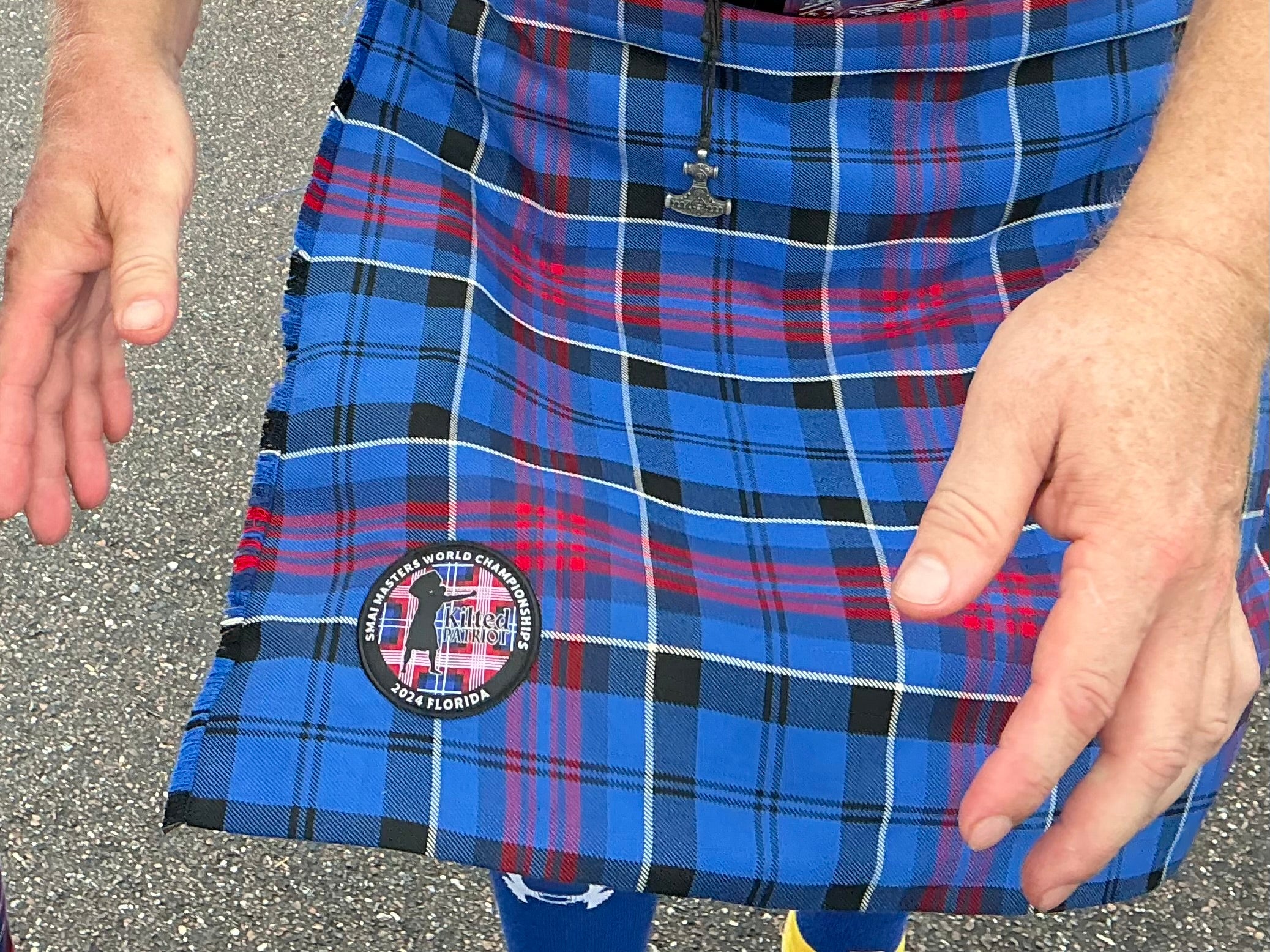 Kilted Patriot, Badge, Kilt, World Championship, SMAI Masters, 2024 Florida